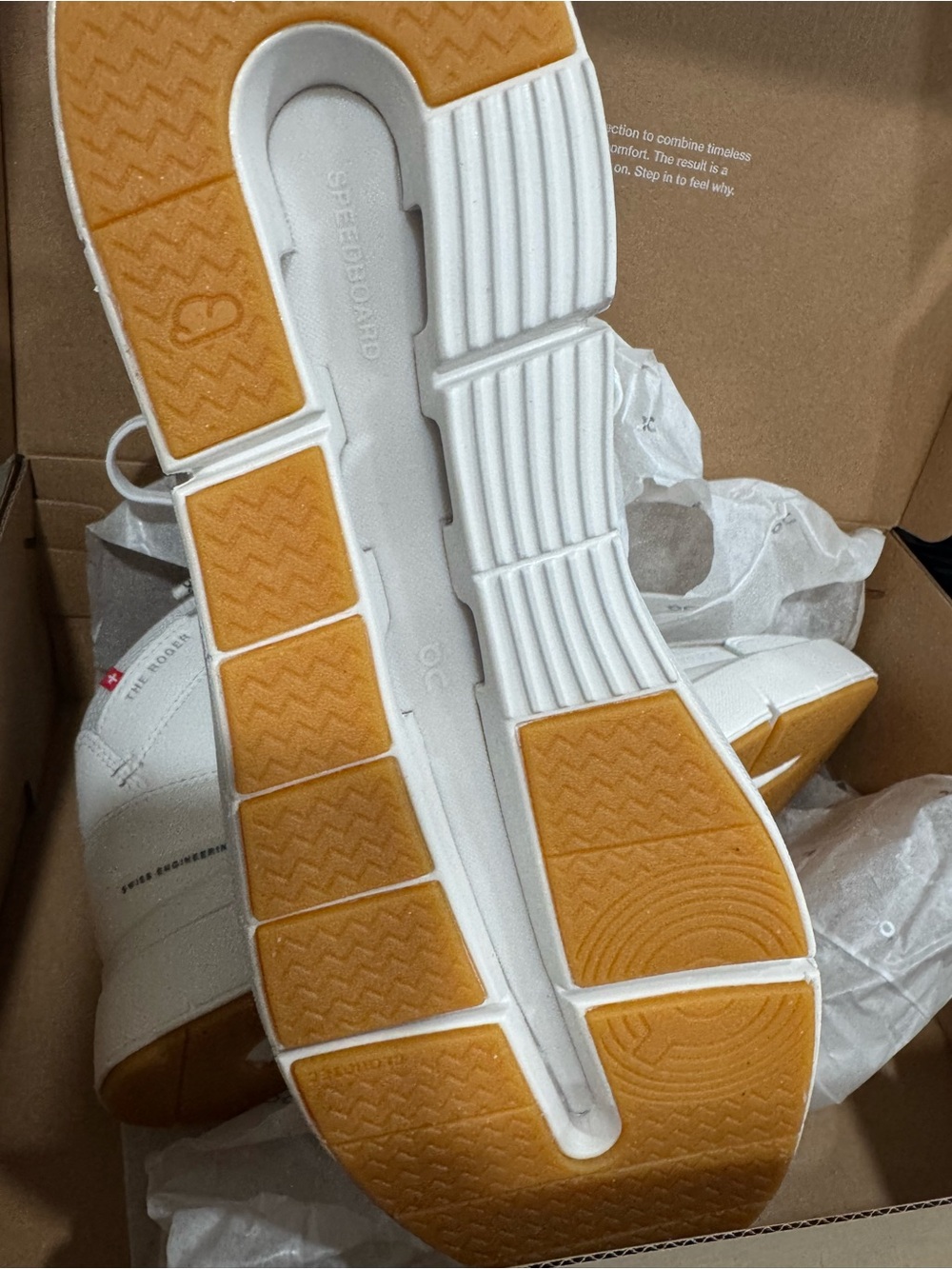 ON CLOUD The Roger (Federer) High-Top Sneakers in White SIZE 10 Women’s /Men’s 8 - Picture 5 of 11